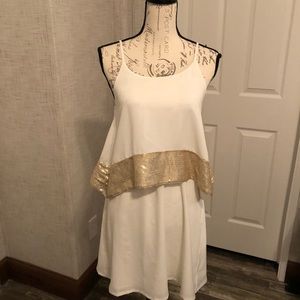 Anthropologie croptop dress S